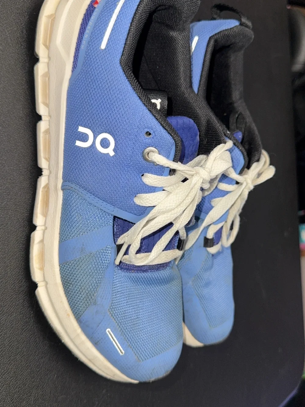 On Running Kids' Blue and White Sneakers